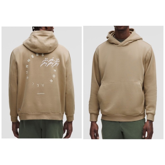 Lululemon Steady State Pullover Hoodie Graphic Sheer Oak size large NWT - Picture 1 of 8